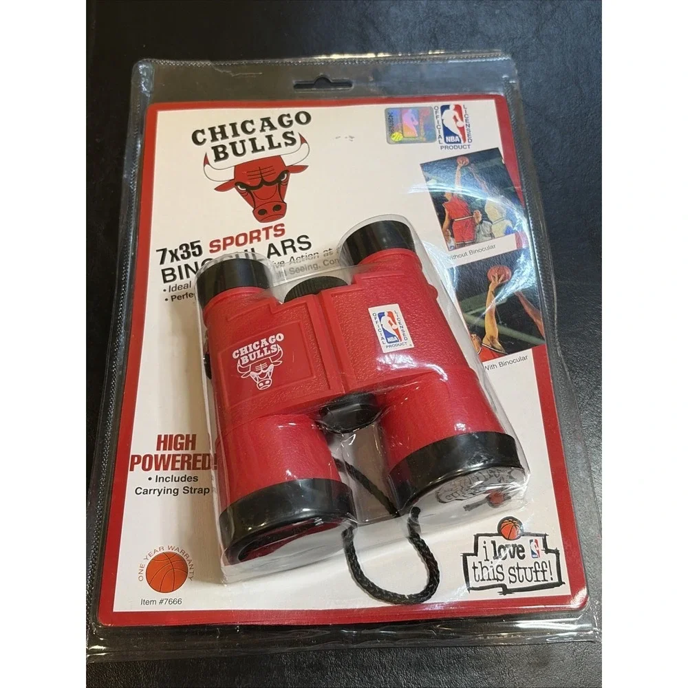 Vintage NBA 1990's Chicago Bulls Binoculars Sakar International NOS JORDAN